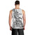 New Zealand Silver Fern Rugby Men Tank Top Aotearoa Kiwi Maori White Version LT01 - Polynesian Pride