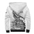 New Zealand Silver Fern Rugby Sherpa Hoodie Aotearoa Kiwi Maori White Version LT01 - Polynesian Pride