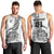 Custom New Zealand Silver Fern Rugby Men Tank Top Aotearoa Kiwi Maori White Version LT01 - Polynesian Pride