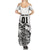 Custom New Zealand Silver Fern Rugby Summer Maxi Dress Aotearoa Kiwi Maori White Version LT01 - Polynesian Pride