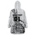 Custom New Zealand Silver Fern Rugby Wearable Blanket Hoodie Aotearoa Kiwi Maori White Version LT01 - Polynesian Pride