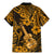 Hawaii Ukulele Family Matching Mermaid Dress and Hawaiian Shirt Polynesian Pattern Gold Version LT01 - Polynesian Pride