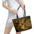 Hawaii Ukulele Leather Tote Bag Polynesian Pattern Gold Version LT01 - Polynesian Pride