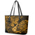 Hawaii Ukulele Leather Tote Bag Polynesian Pattern Gold Version LT01 - Polynesian Pride