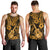 Hawaii Ukulele Men Tank Top Polynesian Pattern Gold Version LT01 - Polynesian Pride