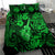 Hawaii Ukulele Bedding Set Polynesian Pattern Green Version LT01 - Polynesian Pride