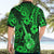 Hawaii Ukulele Hawaiian Shirt Polynesian Pattern Green Version LT01 - Polynesian Pride