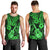 Hawaii Ukulele Men Tank Top Polynesian Pattern Green Version LT01 - Polynesian Pride