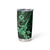 Hawaii Ukulele Tumbler Cup Polynesian Pattern Green Version