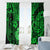 Hawaii Ukulele Window Curtain Polynesian Pattern Green Version LT01 - Polynesian Pride