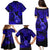 Hawaii Ukulele Family Matching Puletasi Dress and Hawaiian Shirt Polynesian Pattern Navy Blue Version LT01 - Polynesian Pride