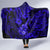 Hawaii Ukulele Hooded Blanket Polynesian Pattern Navy Blue Version LT01 - Polynesian Pride