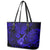 Hawaii Ukulele Leather Tote Bag Polynesian Pattern Navy Blue Version LT01 - Polynesian Pride