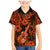 Hawaii Ukulele Family Matching Mermaid Dress and Hawaiian Shirt Polynesian Pattern Orange Version LT01 Son's Shirt Orange - Polynesian Pride