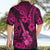 Hawaii Ukulele Hawaiian Shirt Polynesian Pattern Pink Version LT01 - Polynesian Pride