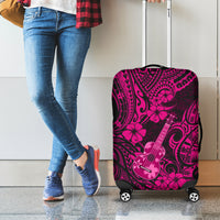 Hawaii Ukulele Luggage Cover Polynesian Pattern Pink Version LT01 - Polynesian Pride