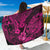 Hawaii Ukulele Sarong Polynesian Pattern Pink Version LT01 One Size 44 x 66 inches Pink - Polynesian Pride