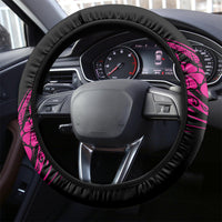 Hawaii Ukulele Steering Wheel Cover Polynesian Pattern Pink Version LT01 - Polynesian Pride