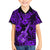 Hawaii Ukulele Family Matching Long Sleeve Bodycon Dress and Hawaiian Shirt Polynesian Pattern Purple Version LT01 Son's Shirt Purple - Polynesian Pride