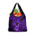 Hawaii Ukulele Grocery Bag Polynesian Pattern Purple Version