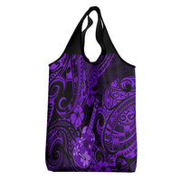 Hawaii Ukulele Grocery Bag Polynesian Pattern Purple Version LT01 - Polynesian Pride