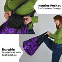 Hawaii Ukulele Grocery Bag Polynesian Pattern Purple Version LT01 - Polynesian Pride