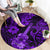 Hawaii Ukulele Round Carpet Polynesian Pattern Purple Version LT01 - Polynesian Pride