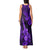 Hawaii Ukulele Tank Maxi Dress Polynesian Pattern Purple Version LT01 - Polynesian Pride