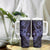 Hawaii Ukulele Tumbler With Handle Polynesian Pattern Purple Version