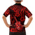 Hawaii Ukulele Family Matching Mermaid Dress and Hawaiian Shirt Polynesian Pattern Red Version LT01 - Polynesian Pride