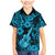 Hawaii Ukulele Family Matching Mermaid Dress and Hawaiian Shirt Polynesian Pattern Sky Blue Version LT01 Son's Shirt Blue - Polynesian Pride