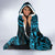 Hawaii Ukulele Hooded Blanket Polynesian Pattern Sky Blue Version LT01 - Polynesian Pride