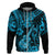 Hawaii Ukulele Hoodie Polynesian Pattern Sky Blue Version LT01 Zip Hoodie Blue - Polynesian Pride