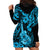 Hawaii Ukulele Hoodie Dress Polynesian Pattern Sky Blue Version LT01 - Polynesian Pride