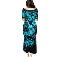 Hawaii Ukulele Puletasi Polynesian Pattern Sky Blue Version LT01 - Polynesian Pride