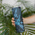 Hawaii Ukulele Skinny Tumbler Polynesian Pattern Sky Blue Version