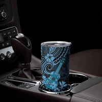 Hawaii Ukulele Tumbler Cup Polynesian Pattern Sky Blue Version LT01 - Polynesian Pride