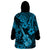 Hawaii Ukulele Wearable Blanket Hoodie Polynesian Pattern Sky Blue Version LT01 - Polynesian Pride