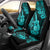 Hawaii Ukulele Car Seat Cover Polynesian Pattern Turquoise Version LT01 - Polynesian Pride