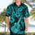 Hawaii Ukulele Hawaiian Shirt Polynesian Pattern Turquoise Version LT01 - Polynesian Pride