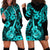 Hawaii Ukulele Hoodie Dress Polynesian Pattern Turquoise Version LT01 - Polynesian Pride