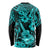 Hawaii Ukulele Long Sleeve Shirt Polynesian Pattern Turquoise Version LT01 - Polynesian Pride