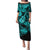 Hawaii Ukulele Puletasi Polynesian Pattern Turquoise Version LT01 Long Dress Turquoise - Polynesian Pride