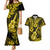 Hawaii Ukulele Couples Matching Mermaid Dress and Hawaiian Shirt Polynesian Pattern Yellow Version LT01 Yellow - Polynesian Pride