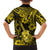 Hawaii Ukulele Family Matching Puletasi Dress and Hawaiian Shirt Polynesian Pattern Yellow Version LT01 - Polynesian Pride