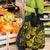 Hawaii Ukulele Grocery Bag Polynesian Pattern Yellow Version