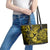 Hawaii Ukulele Leather Tote Bag Polynesian Pattern Yellow Version LT01 - Polynesian Pride