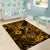 Hawaii Fish Hook Area Rug Polynesian Pattern Gold Version LT01 - Polynesian Pride