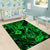 Hawaii Fish Hook Area Rug Polynesian Pattern Green Version LT01 - Polynesian Pride