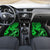 Hawaii Fish Hook Car Mats Polynesian Pattern Green Version LT01 - Polynesian Pride